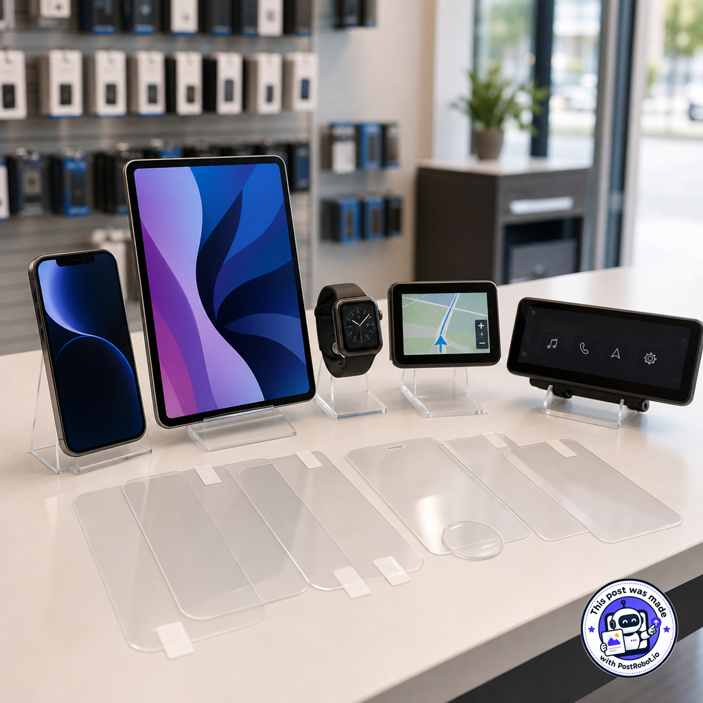 Gamă de folii de protecție pentru telefoane, tablete și smartwatch-uri destinată partenerilor B2B